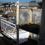 Invernadero en la terraza